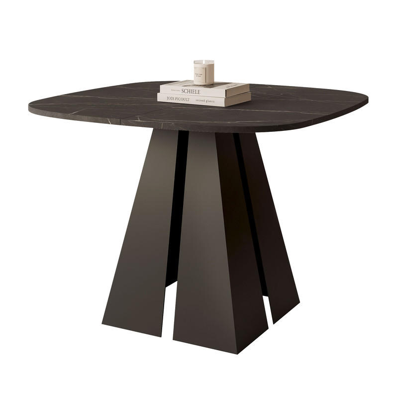 Idohome Ausziehtisch Grau 100x76x50 cm