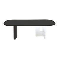 COUCHTISCH - 120 cm x 60 cm - Holz, Platte - Schwarz - RASIA - Schwarz, Holz (60/120/35cm) - Vente-Unique
