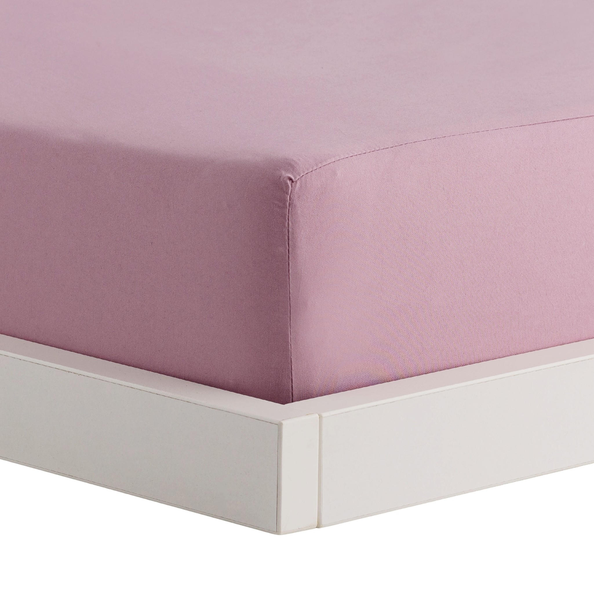 SPANNBETTLAKEN Micros - Rosa, Textil (140/200cm) - home&you