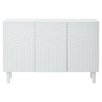 SIDEBOARD Weiß 120/38,5/79 cm - Weiß, Holzwerkstoff (120/79/38.5cm) - PANGIVO