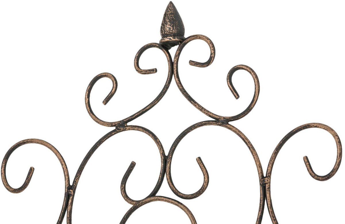 RANKGITTER Heike 86x2x170cm Metall Bronze Rankhilfe - Bronzefarben, Metall (86/170/2cm) - DELUKE