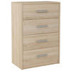 KOMMODE Bodo 4S Sonoma Eiche 60/35/75 cm 4 Schubfächer - Sonoma Eiche, Holzwerkstoff (60/75/35cm) - Matkam Möbel