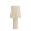 TISCHLAMPE Musaby Braun Ø25/50 cm - Braun, Textil (25/25/48.5cm) - Light & Living