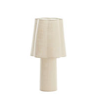 TISCHLAMPE Musaby Braun Ø25/50 cm - Braun, Textil (25/25/48.5cm) - Light & Living