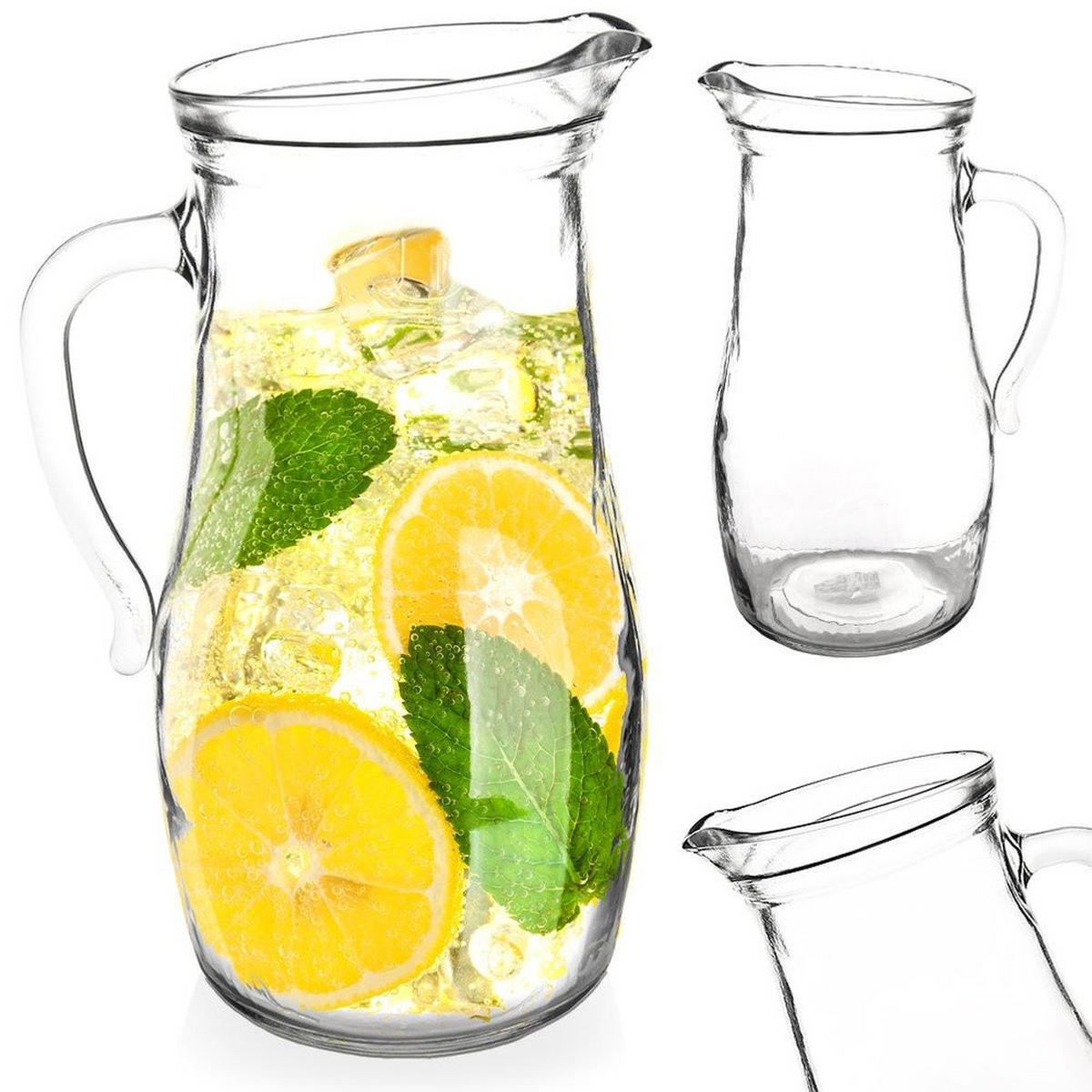 GLASKRUG 1,75 l - Transparent, Glas (1.75L) - Orion 