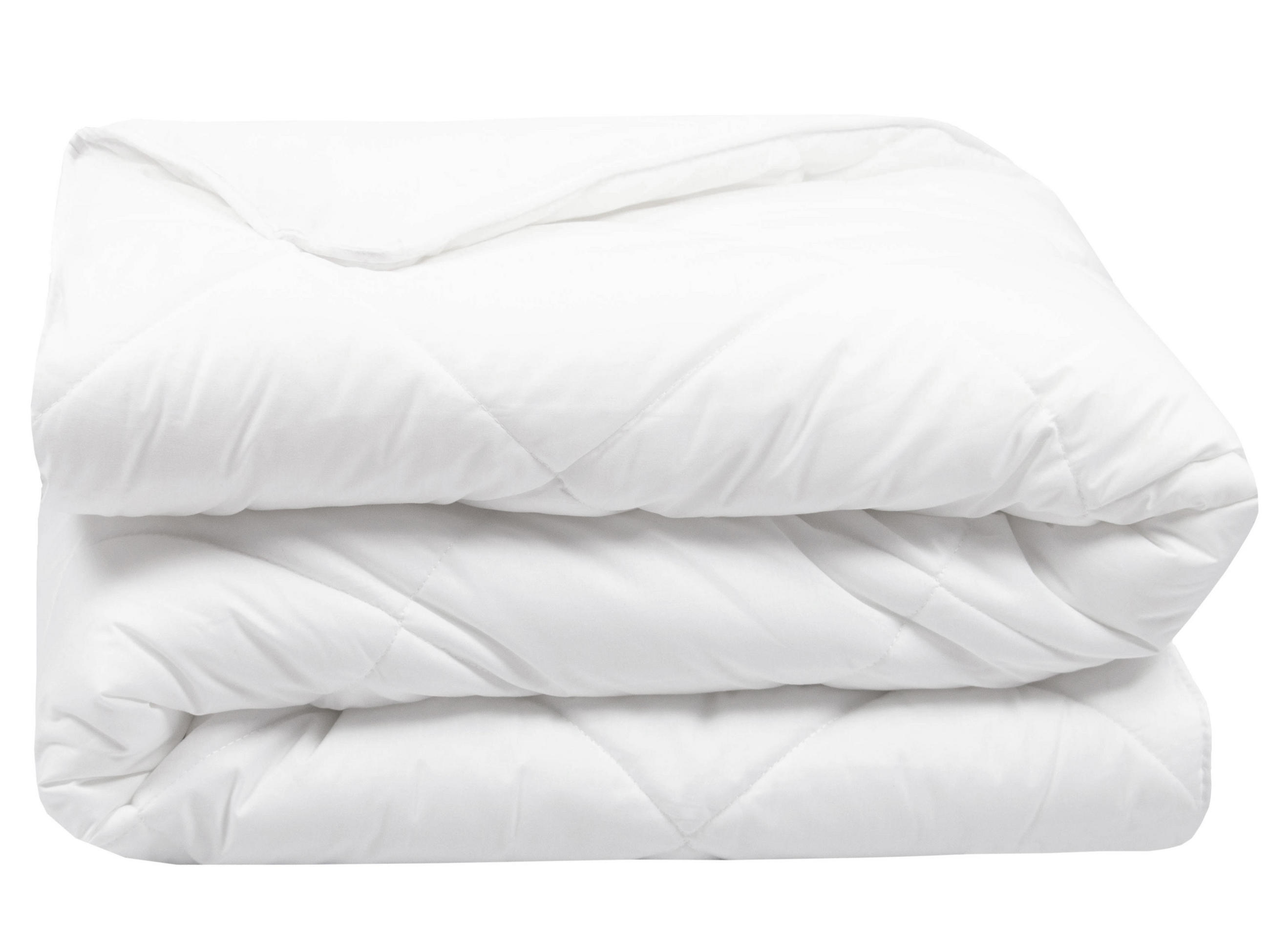 BETTDECKE, 135x200 cm, 50% Polyester, 50% Baumwolle, Weiß - Weiß, Textil (135/200cm) - Zollner