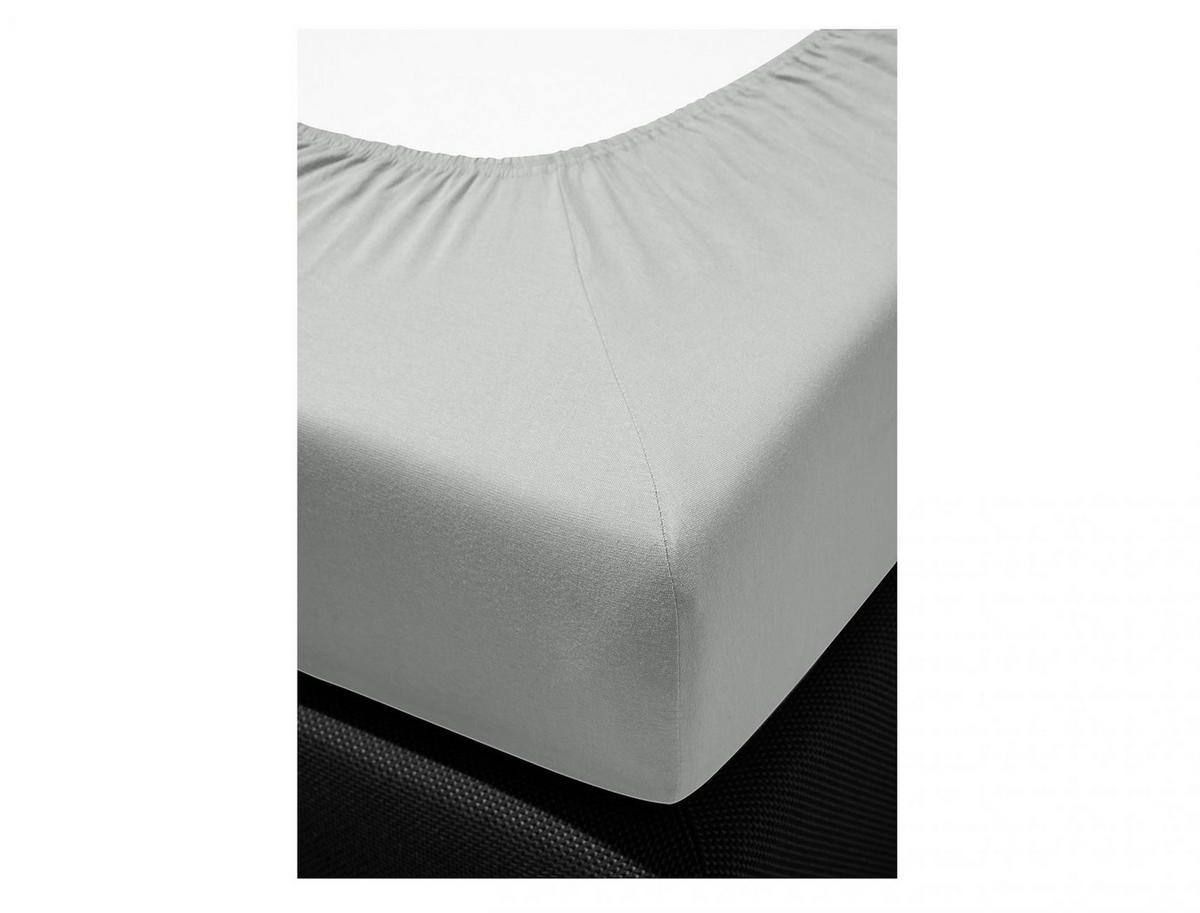 SPANNBETTTUCH NEPTUN 0005 - Silberfarben, Textil (100/200cm) - Irisette