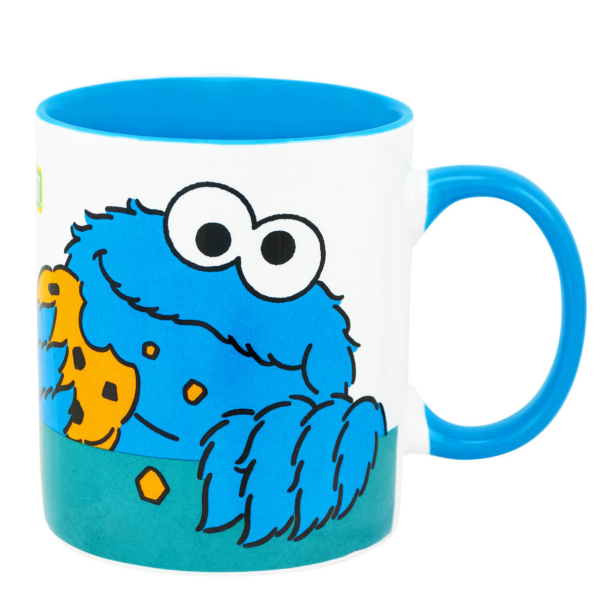 BECHER Sesamstraße Krümelmonster Me can't stop Weiß 320 ml - Weiß, Keramik (0.32L) - United Labels