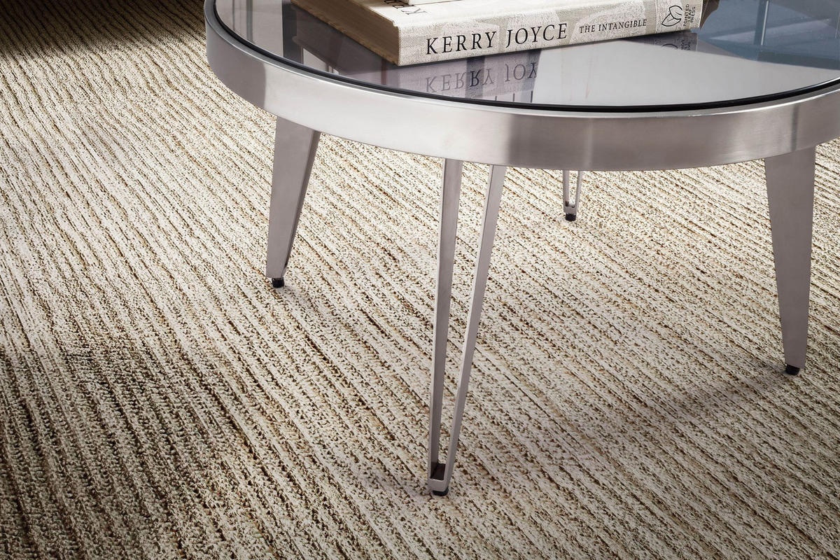 COUCHTISCH Rund in Silber aus Glas und Metall, Modernes Design, 60x60x33cm - Silberfarben, Glas/Metall (60/60/33cm) - KADIMA DESIGN