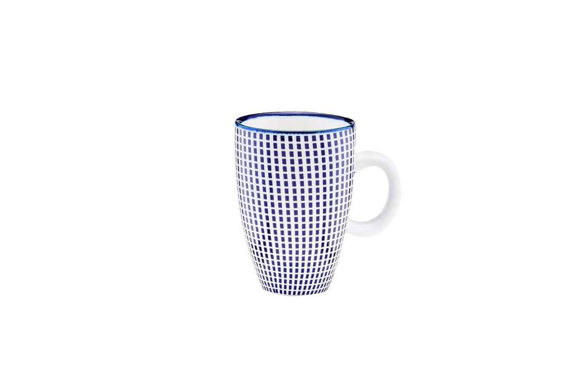 TASSEN Pattern 90ml - 6er-Set - Dunkelblau - Blau, Keramik (0.09L) - Björn