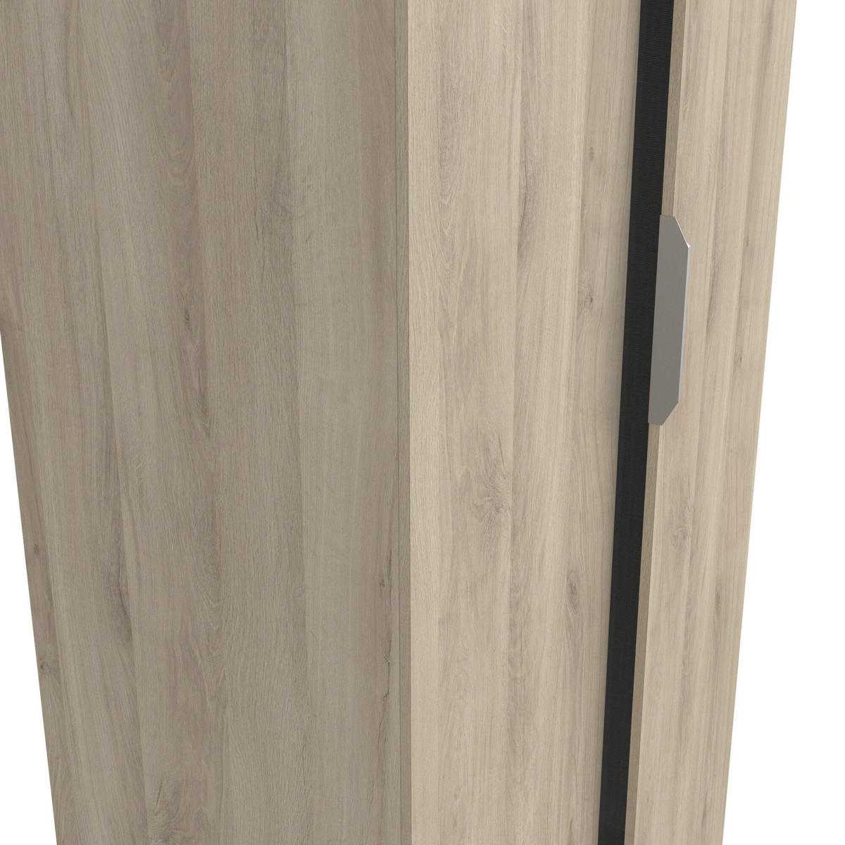 KLEIDERSCHRANK, 2 Türen - GHOST - Eiche - 79,4 x 51,1 x 203 cm - Beige, Holz (51.1/203/79.4cm) - Demeyere