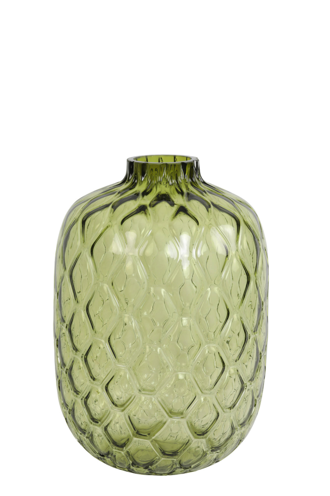 VASE Carino Grün Ø29/42 cm - Grün, Glas (29/42cm) - Light & Living