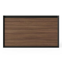 WASCHBECKENUNTERSCHRANK - 80 cm x 45.8 cm - Holz, Platte - Schwarz, Naturfarben Dunkel - BANIVA - Schwarz/Naturfarben, Holz (80/45/45.8cm) - Vente-Unique