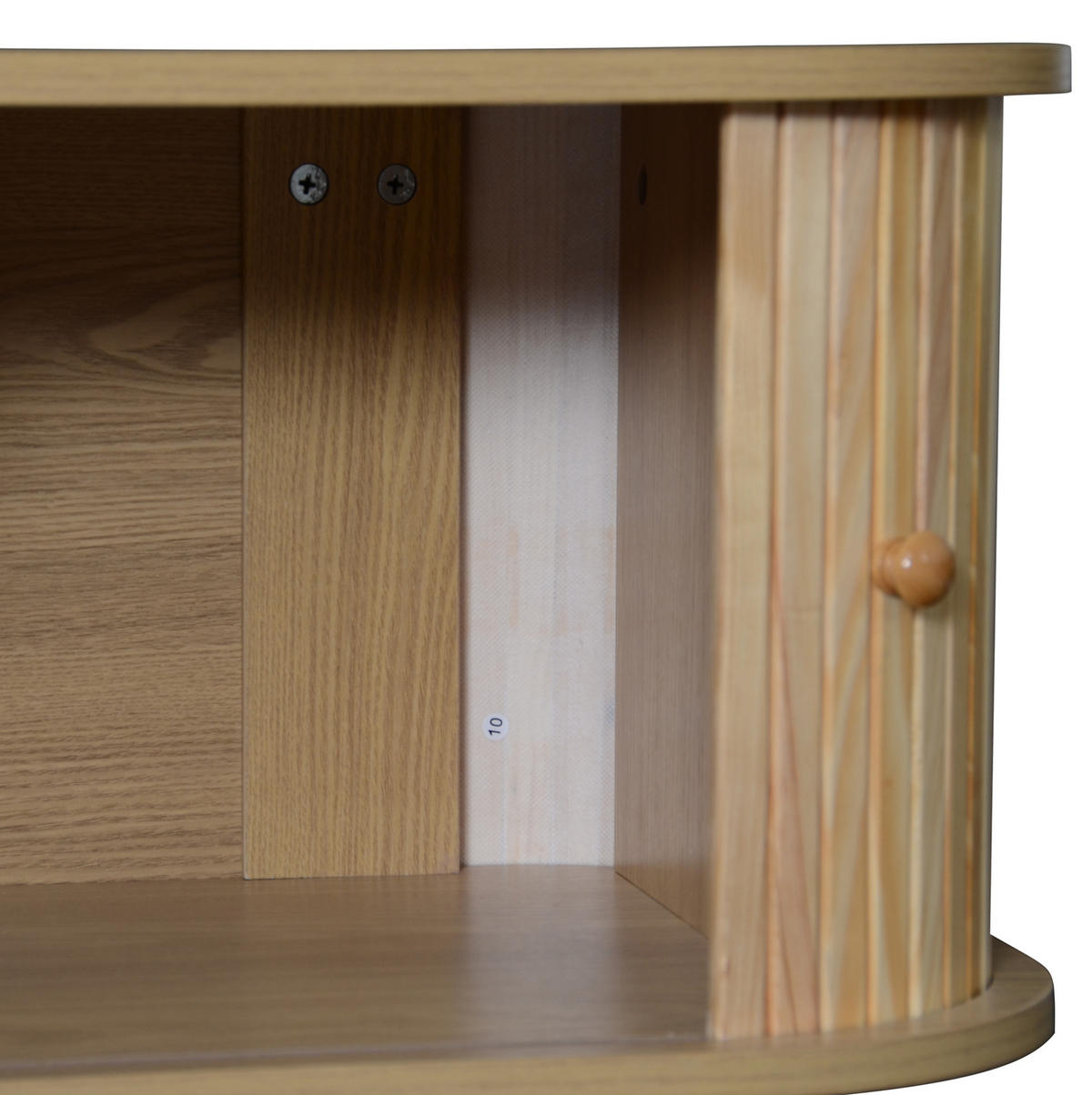 TV-SCHRANK mit Rattan-Türen und Schubladen 170 x 39,5 x 46 cm - Hellbraun, Holzwerkstoff (39.5/46/170cm) - Beauniv