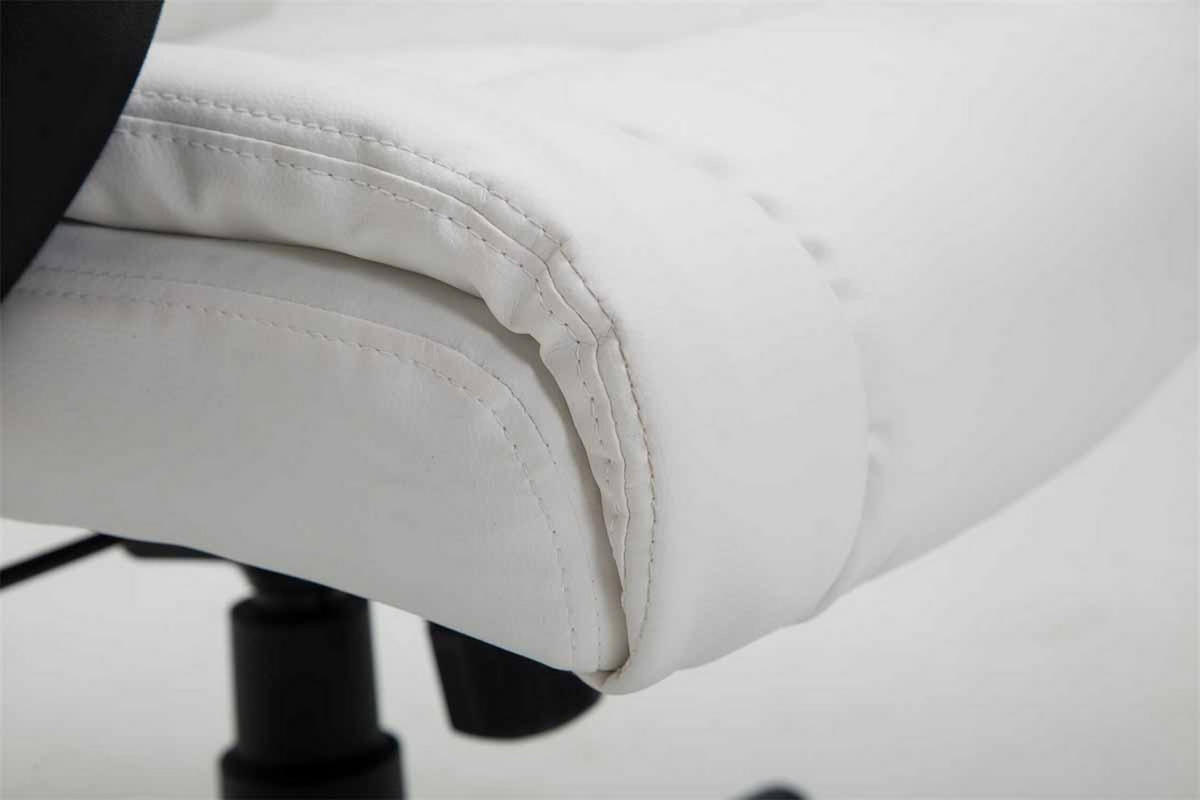BÜROSTUHL Sportino XL, Kunstleder Weiß - Weiß, Kunststoff/Textil (66/116/70cm) - TPFLiving