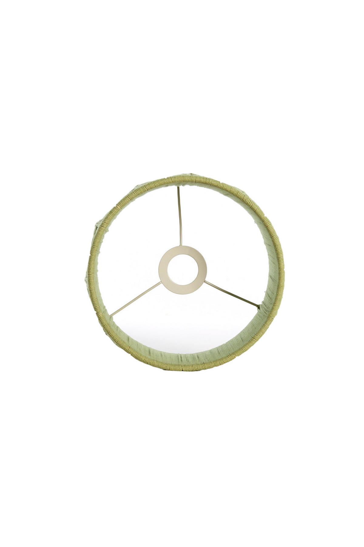 LAMPENSCHIRM Hannah Grün Ø25/18 cm - Grün, Textil (25/25/18cm) - Light & Living