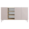 SIDEBOARD System 77 - Kaschmir, Holzwerkstoff/Metall (153/85/44cm) - MIRJAN24