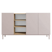 SIDEBOARD System 77 - Kaschmir, Holzwerkstoff/Metall (153/85/44cm) - MIRJAN24