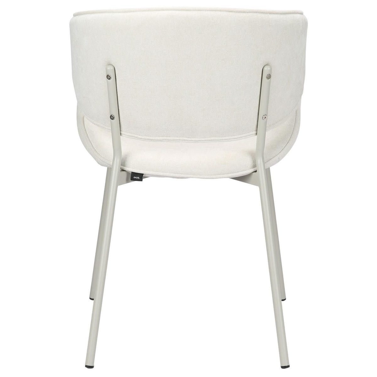 POLSTERSTUHL Pretically Creme - Beige/Creme, Textil/Metall (53/80/59cm) - Selsey