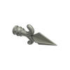 ENDSTÜCKE FÜR GARDINENSTANGEN 16 mm Ø, Matteo Chrom matt, Packung 2 Stück - Chromfarben/Nickelfarben, Metall (11/5.3/5.3cm) - INTERDECO