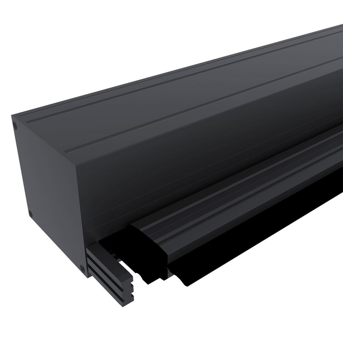 SEITENWAND für Lamellendach Tahiti 3 x 2,4 m anthrazit - Anthrazit, Metall (300/240/700cm) - Juskys