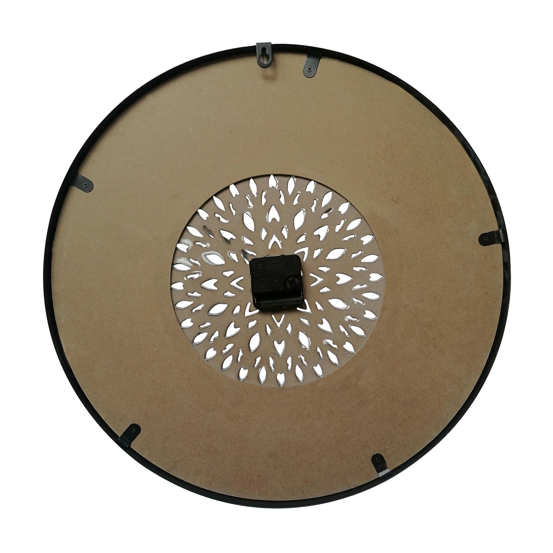 WANDUHR Braun 5/50/50 cm - Braun, Holzwerkstoff (5/50/50cm) - Mobili Rebecca