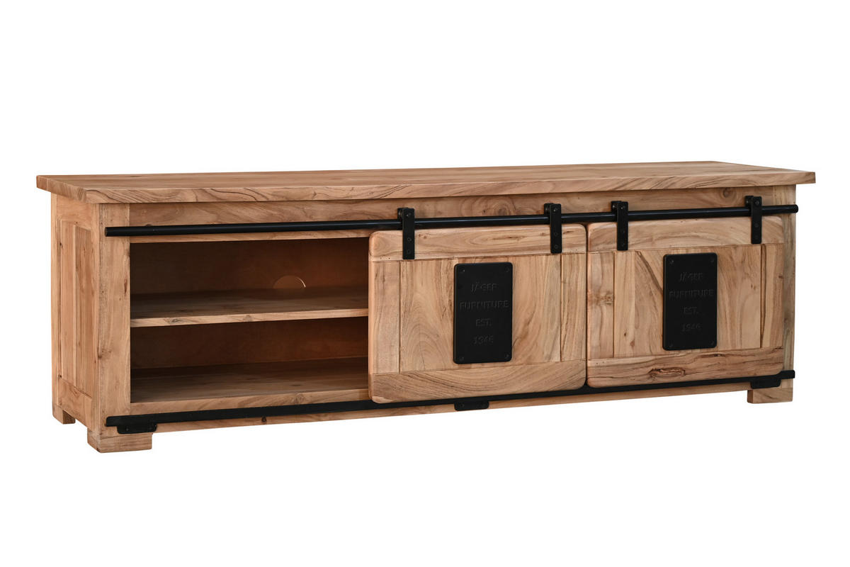 LOWBOARD LIBRO - Beige/Naturfarben, Holz (160/50/45cm) - SAM