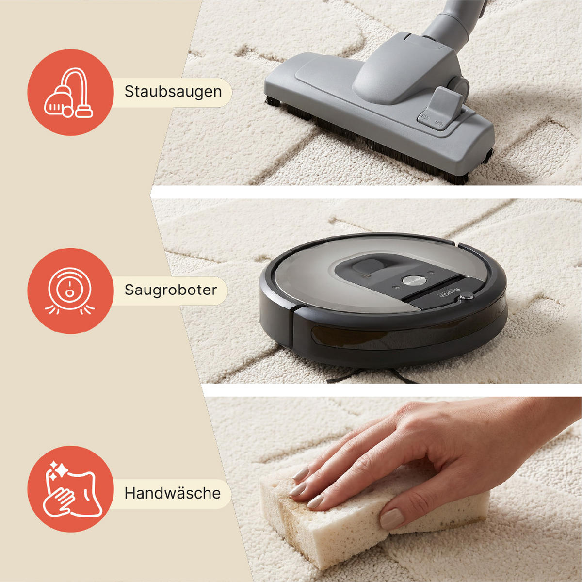 KURZFLORTEPPICH RELIEVO creme abstrakt 3D-Struktur 140/200 cm - Creme, Textil (140/200cm) - Tapiso