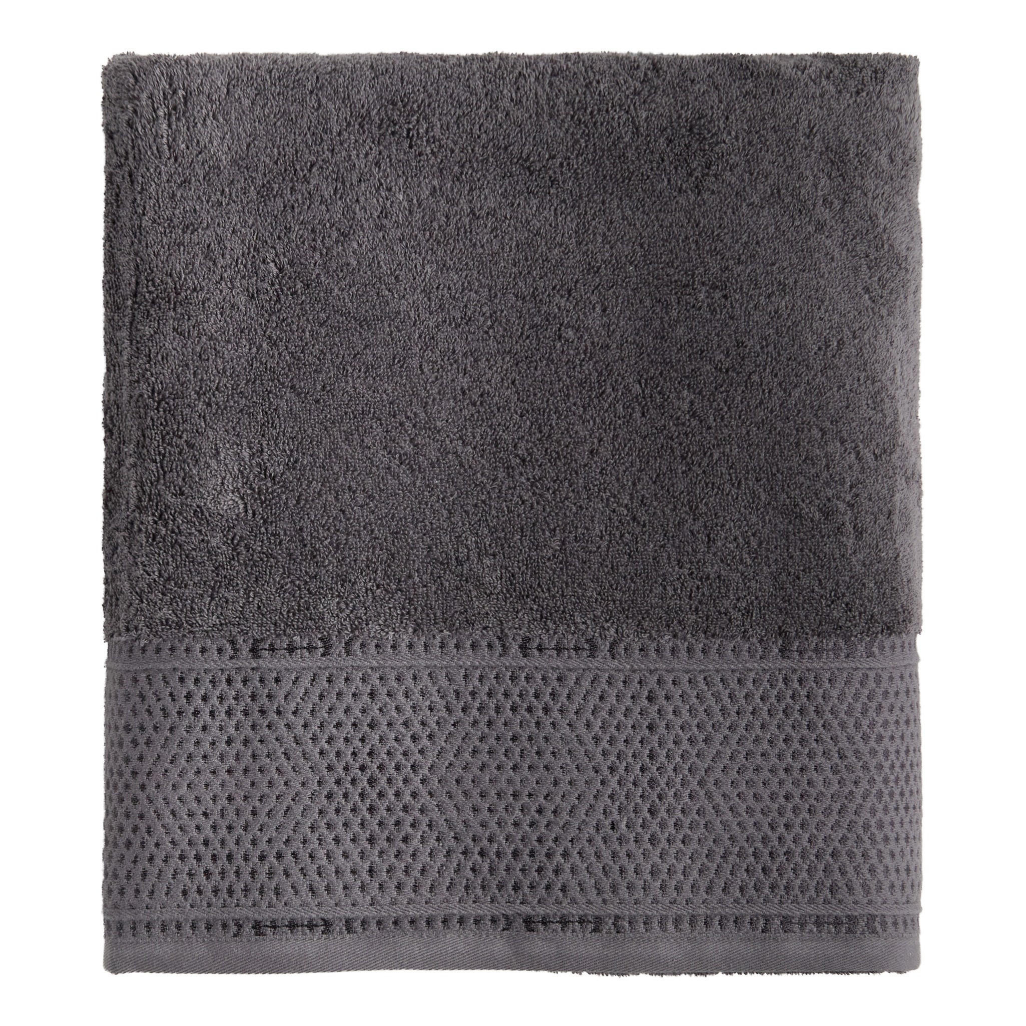 HANDTUCH Destello - Dunkelgrau, Textil (100/140cm) - home&you