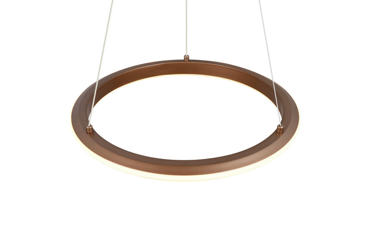 HÄNGELAMPE AMADOR - Braun - 45/45/150 cm - Braun, Metall (45/45/150cm) - Trio Leuchten