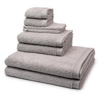 FROTTIERSET Superwuschel 8-teilig - Taupe, Textil (50/100cm) - MÖVE