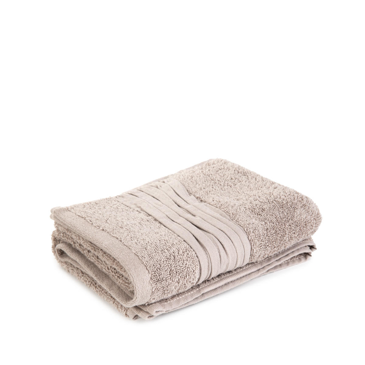 BADETUCH Meride beige 70/130 cm - Beige, Textil (70/130cm) - Homla