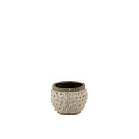 BLUMENTOPF SPITZ - Töpferei - Weiß - S - Ø 16 cm - Weiß, Keramik (16/12.5cm) - J-Line