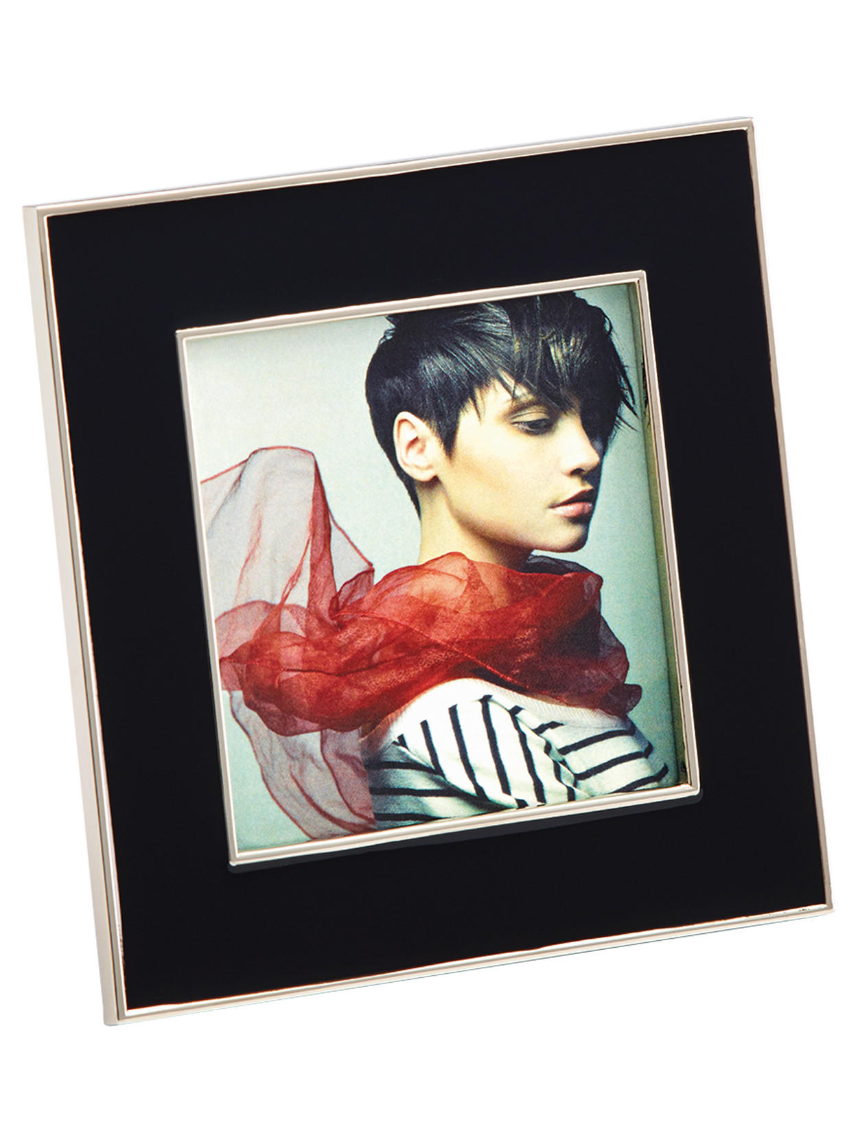 BILDERRAHMEN Mathis Portraitr, 7,5x7,5 cm, schwarz - Schwarz, Metall (11/11/1.6cm) - EMIX24