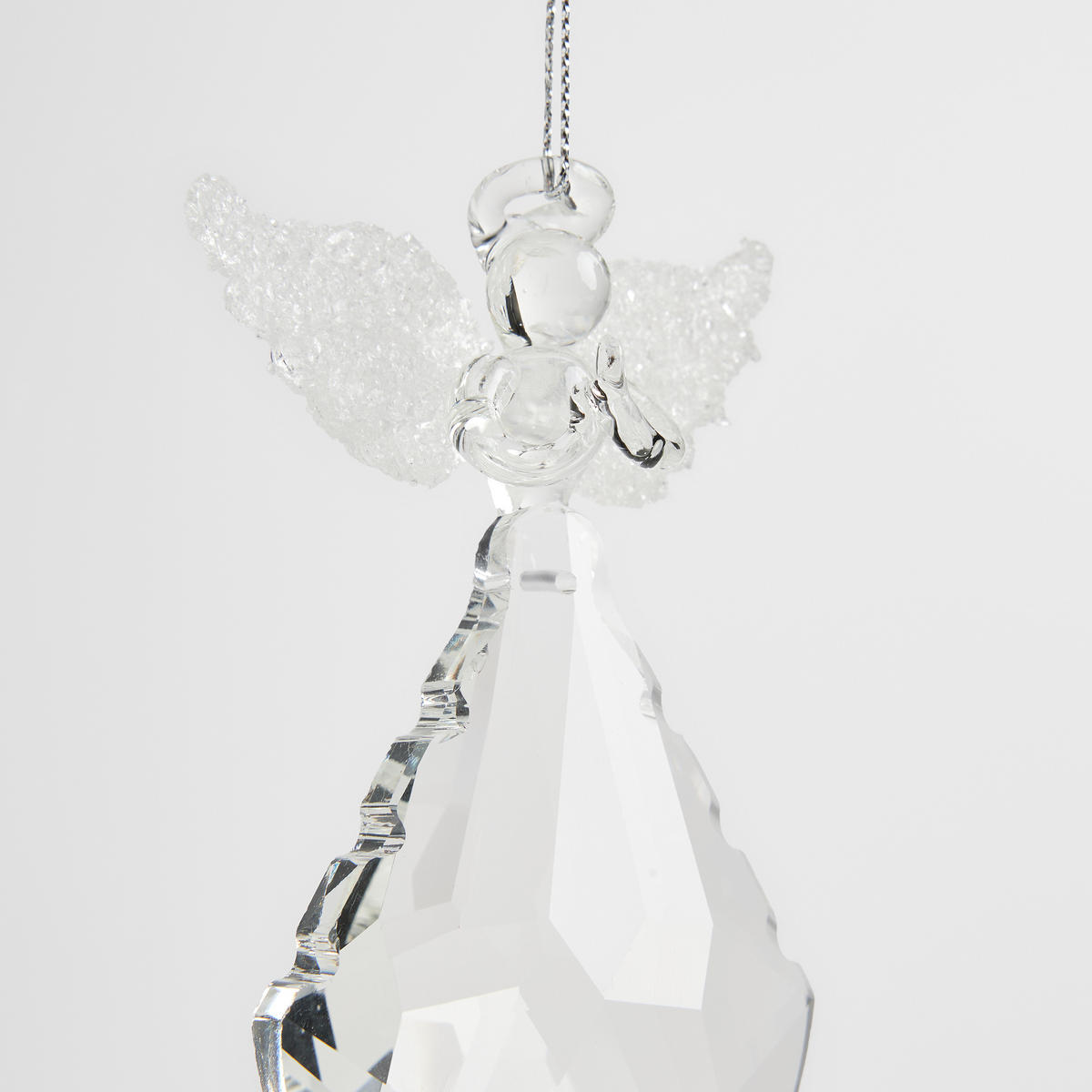 WEIHNACHTSDEKO Hängend ANHELO, 7 x 10,5 cm, Transparent, Christbaumschmuck, Weihnachtsbaumdekoration, Christmas, Xmas - Transparent, Glas (7/3/10.5cm) - home&you