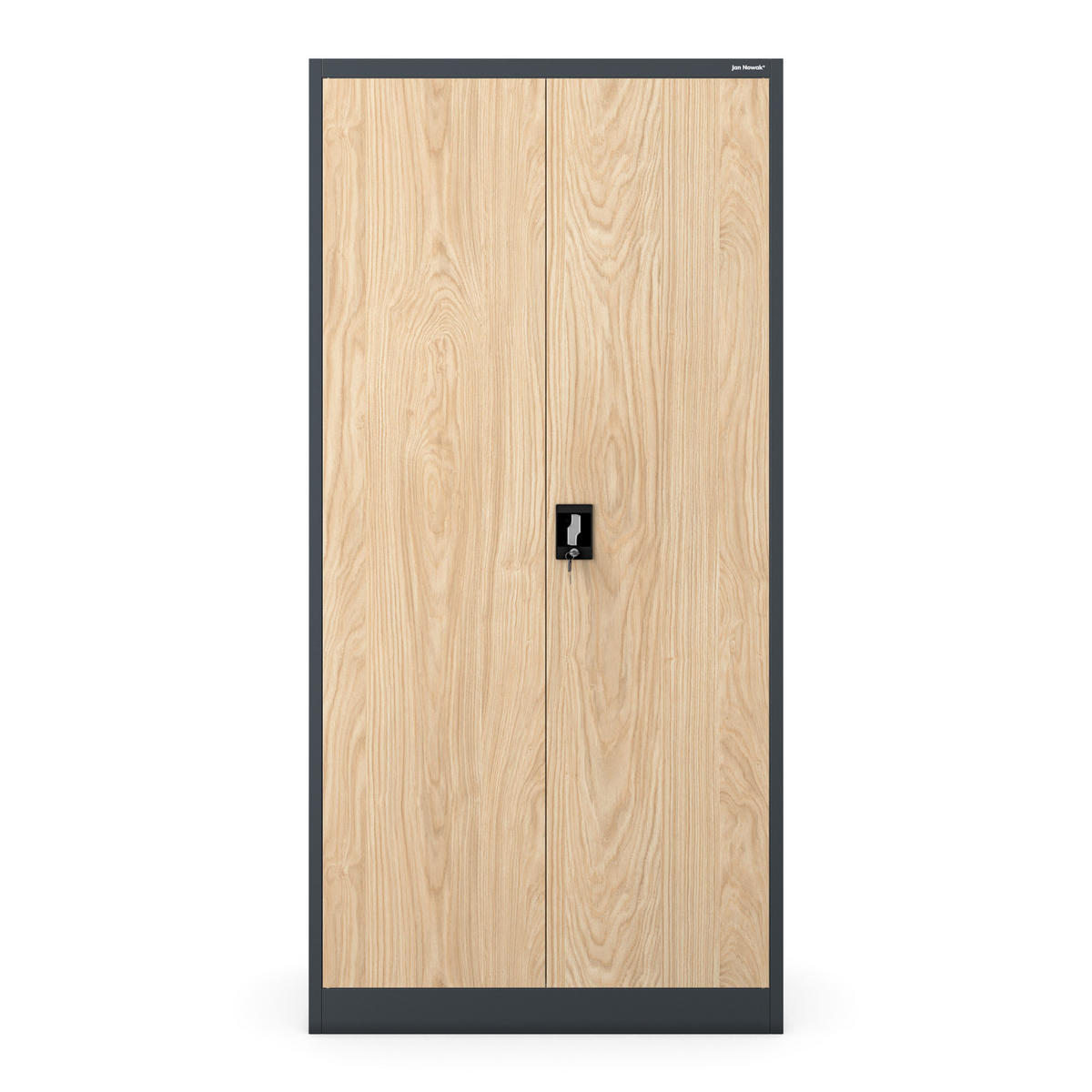 BÜROAKTENSCHRANK JAN 185 x 90 x 40 cm - Anthrazit/Sonoma Eiche, Metall (90/185/40cm) - Jan Nowak