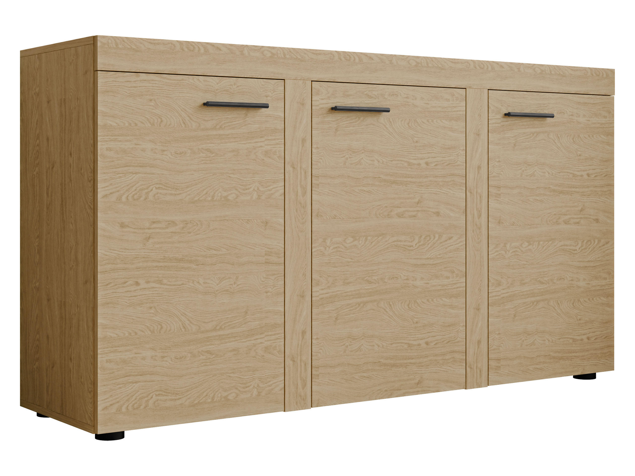 KOMMODE Rumba 3F2 - Eichefarben, Holzwerkstoff (149/82/40cm) - MIRJAN24