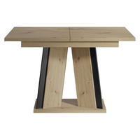 ESSTISCH ausziehbar Doha - Eiche Artisan, Holzwerkstoff (80/120/75cm) - MIRJAN24
