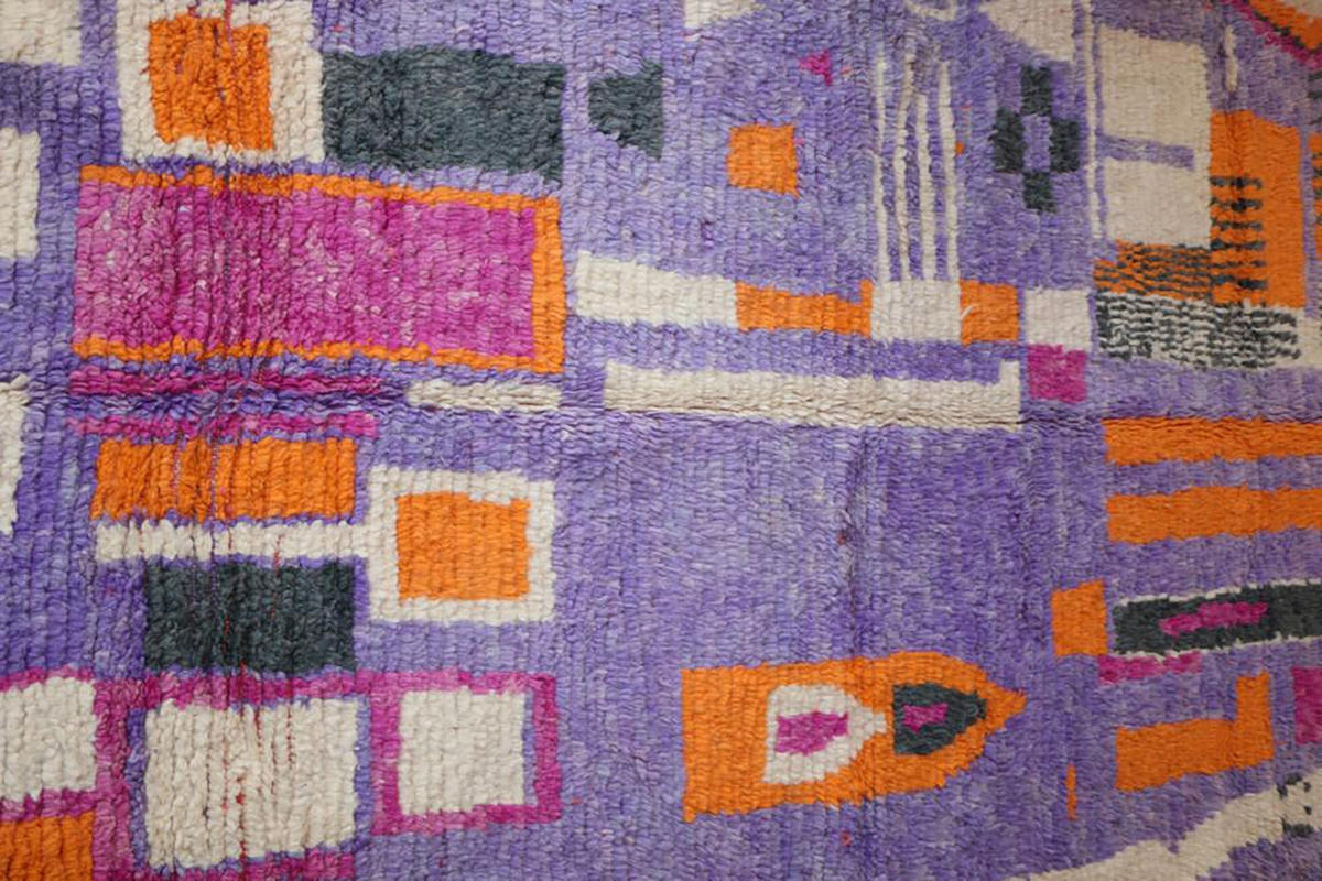 BERBERTEPPICH aus Marokko aus reiner Wolle 200x 300 cm - Multicolor, Naturmaterialien (200/300cm) - AFK Living