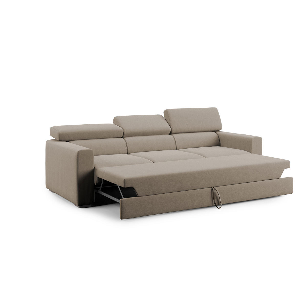 LINEARSOFA Dylan - Beige, Textil (240/74/100cm) - Divani.store