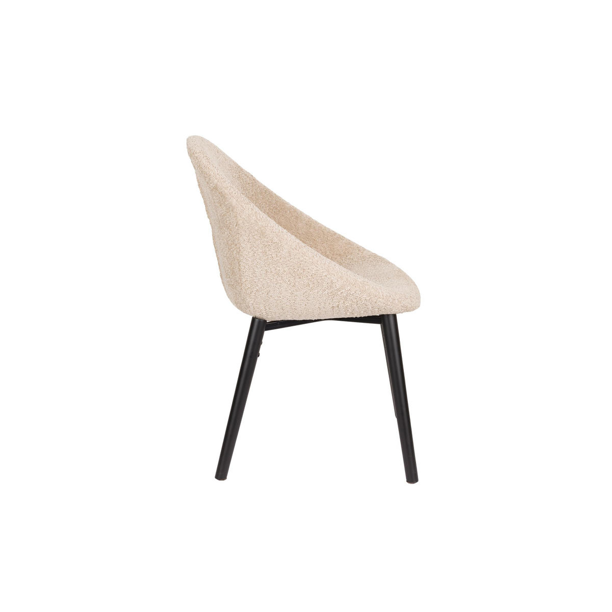 ESSZIMMERSTUHL Fenna Beige - Beige, Kunststoff (54/81.5/57cm) - Dutchbone