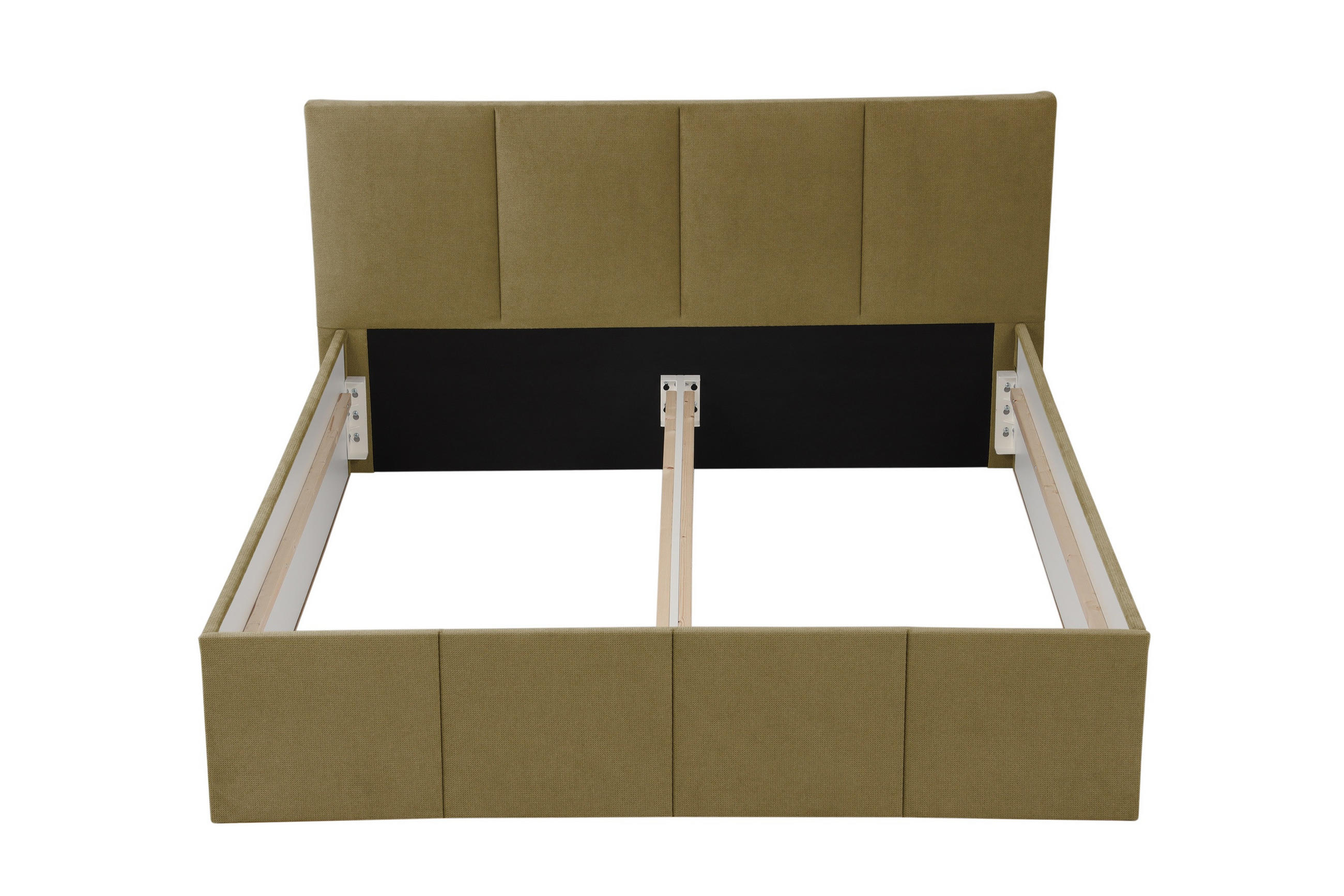 POLSTERBETT Dalas Avocado 160 x 200 x 40 cm Stauraum Ohne Matratze und Lattenrost - Grün, Holz (160/200cm) - Halmon Schlafkomfort Betten 