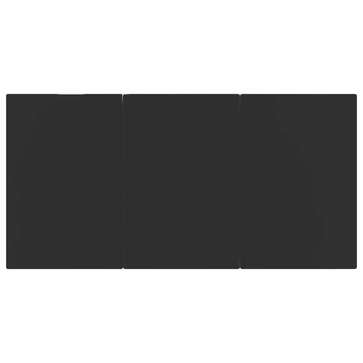 GARTEN-ESSGRUPPE 5-TLG. Schwarz Poly Rattan - Schwarz, Kunststoff - vidaXL