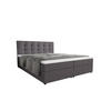 BOXBETT FADO 2 160x200, mit Matratze H3 und Topper, Cosmic 160 - Hellgrau, Holz/Kunststoff (160/200cm) - Bedante