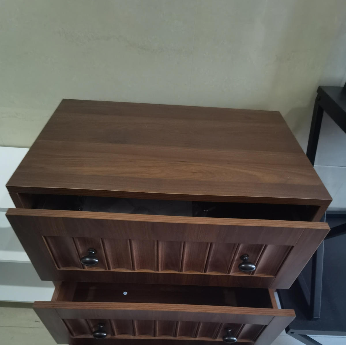KOMMODE 60/79/40 cm Walnuss aus MDF mit 3 Schubladen - Walnussfarben, Holzwerkstoff (40/78/60cm) - OKMYHOME