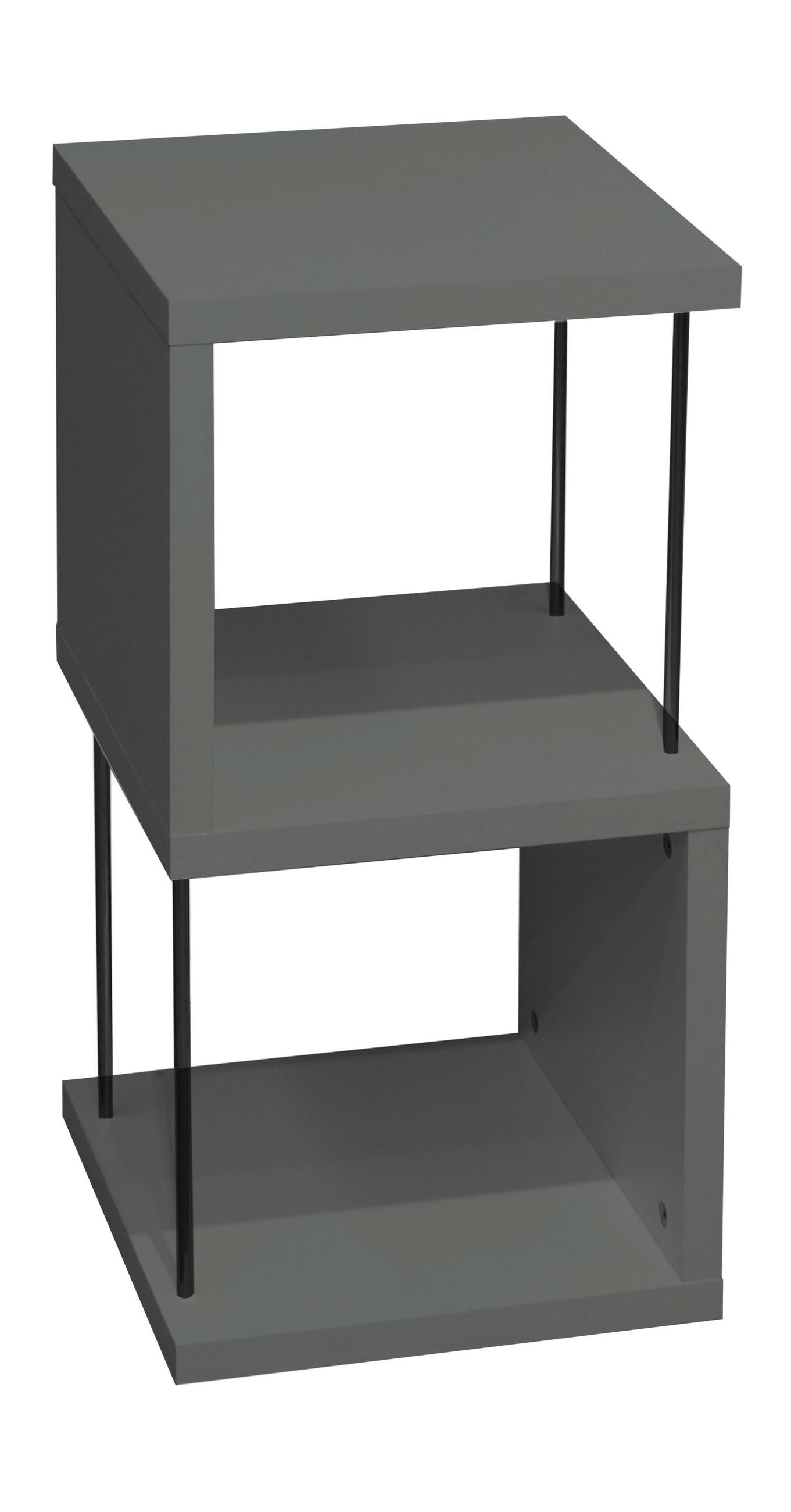 REGAL Elga 33x33x65 aus Holzwerkstoff in der Farbe pine green matt - Grün, Kunststoff (33/65/33cm) - 58aufmkessel