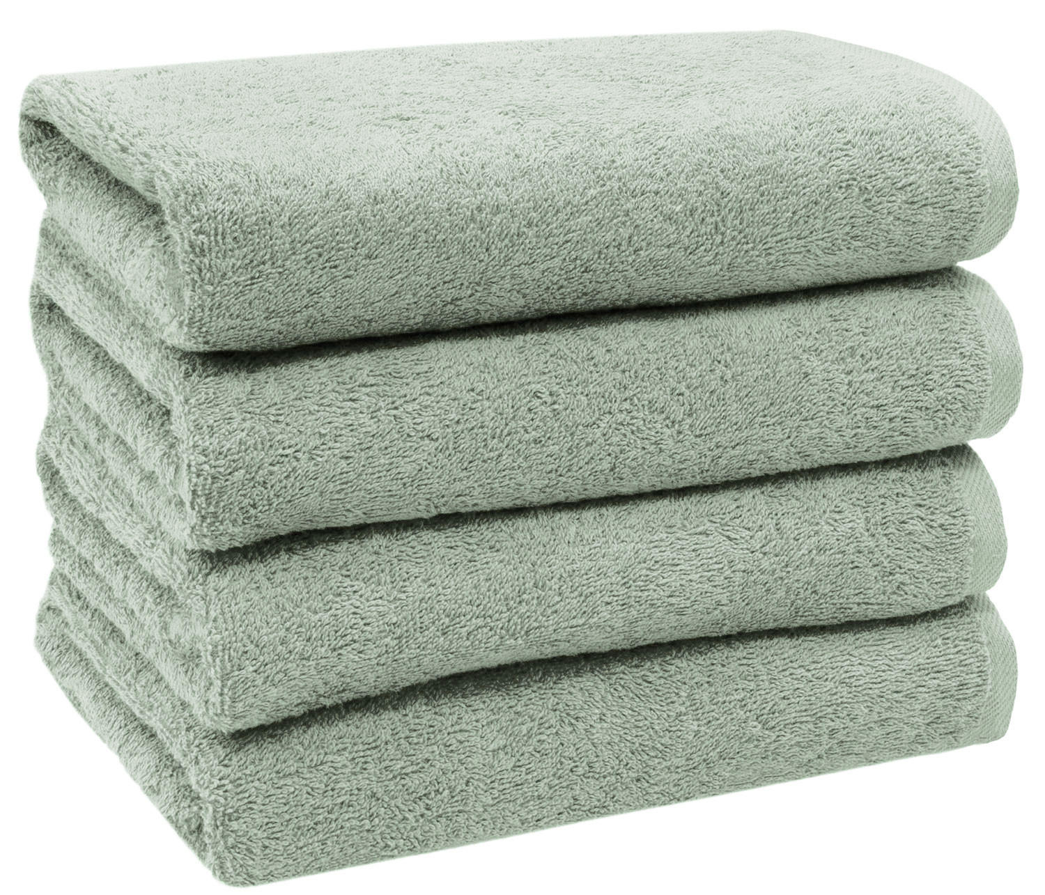 HANDTÜCHER, 4er-Set, 50x100 cm, 100% Baumwolle, Grau - Hellgrau, Textil (50/100cm) - Zollner