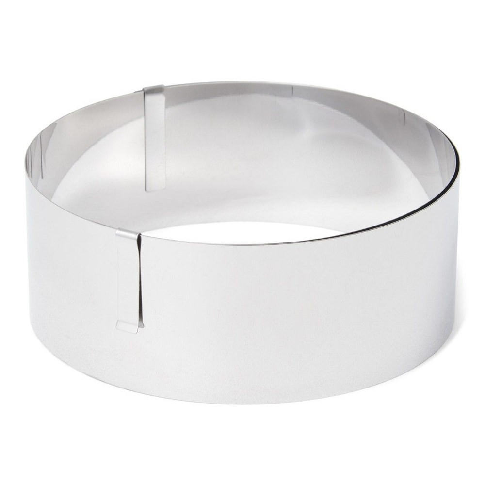 TORTENRING Silber 13/13/7 cm P02459 - Silberfarben, Metall (13/7/13cm) - Patisse 