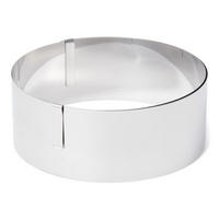 TORTENRING Silber 13/13/7 cm P02459 - Silberfarben, Metall (13/7/13cm) - Patisse 