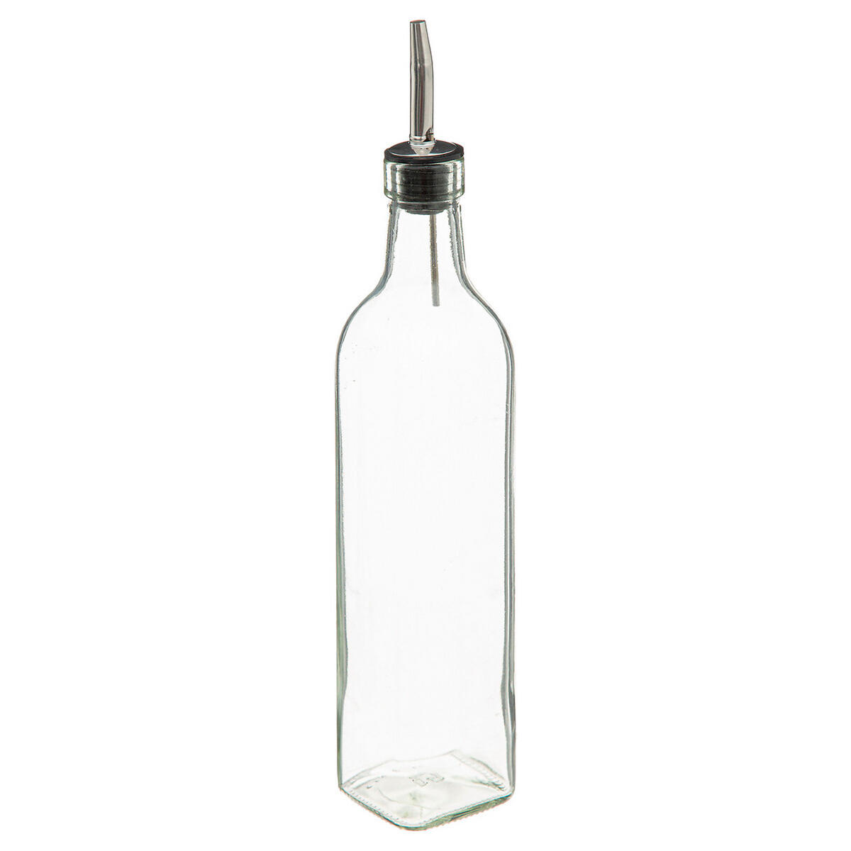 ESSIG- UND ÖLMENAGERIE mit 2 Spenderflaschen, Glas, Bambus, 480 ml - Beige, Glas (17/9.5/27.5cm) - 5five Simply Smart